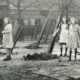 Drie vrouwen bij barricades in Roermond